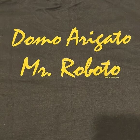 NWOT size XL Vintage authentic 2000 Styx Domo Arigato Mr Roboto T-shirt EVC - Picture 6 of 7